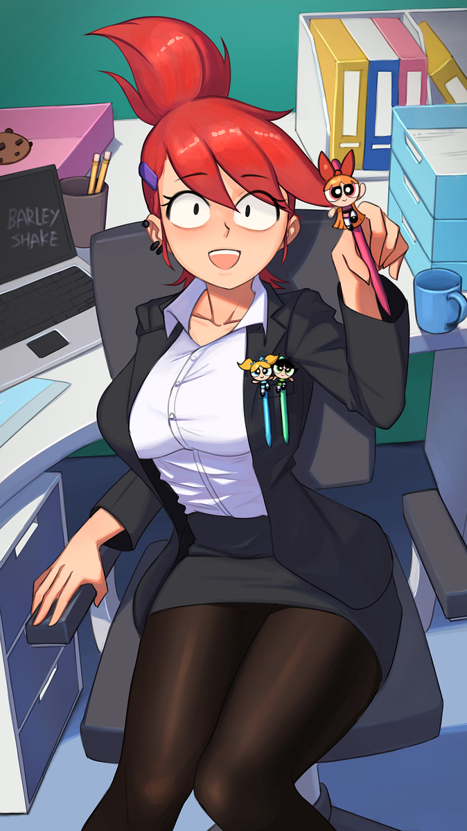 This is a pixiv picture whose title is Office Frankie Foster.