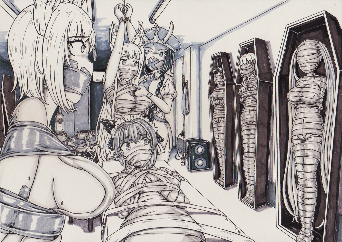This is a pixiv picture whose title is マミフィケーション.