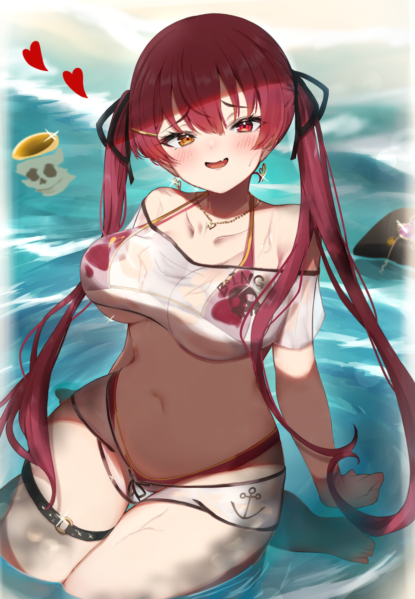 This is a pixiv picture whose title is マリン船長.