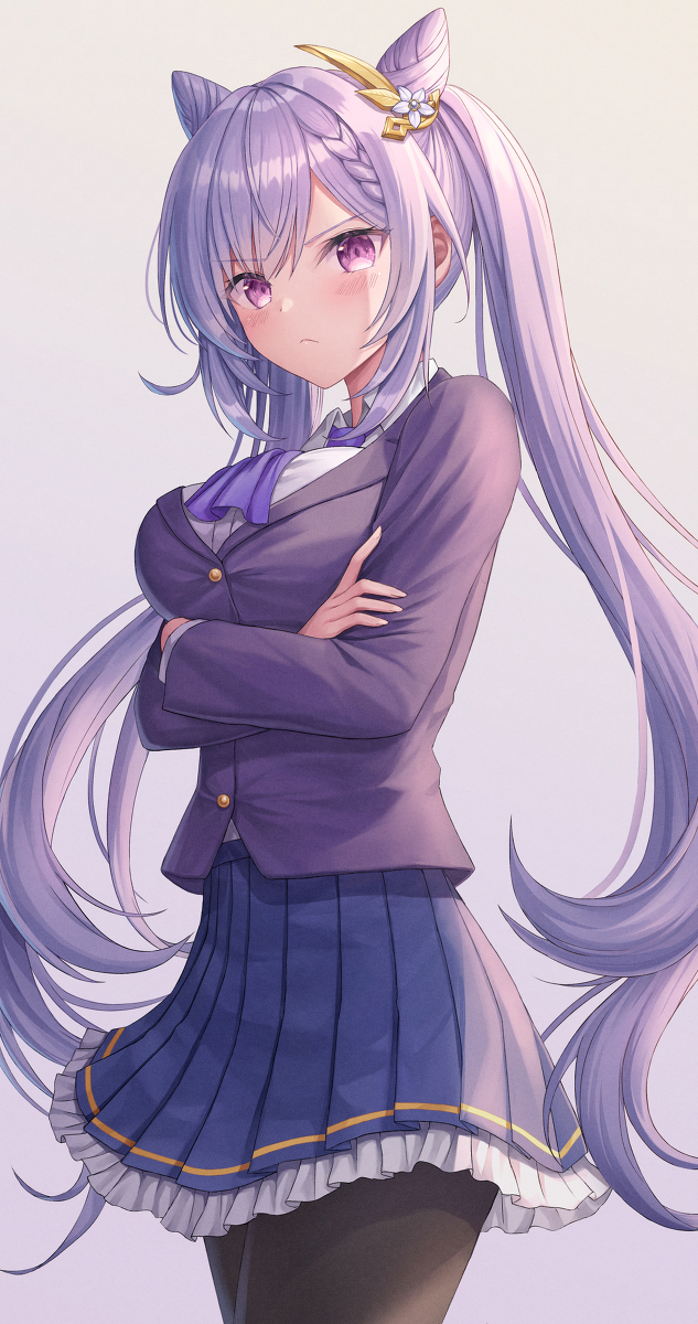 This is a pixiv picture whose title is 刻晴.