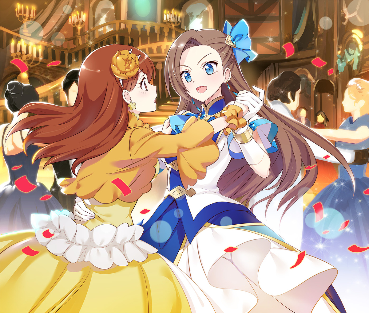 This is a pixiv picture whose title is 舞踏会.