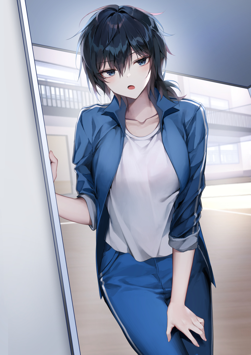 This is a pixiv picture whose title is 「  怪我したのか？保健室まで送ってあげる。」.