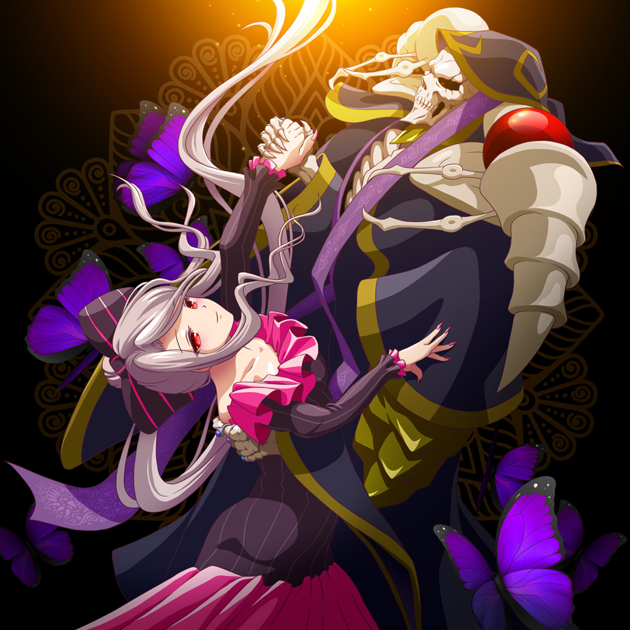 This is a pixiv picture whose title is アインズとシャルティア.