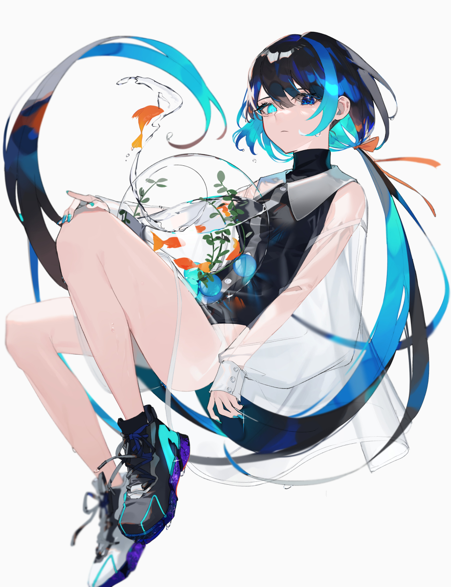 This is a pixiv picture whose title is 🐠.