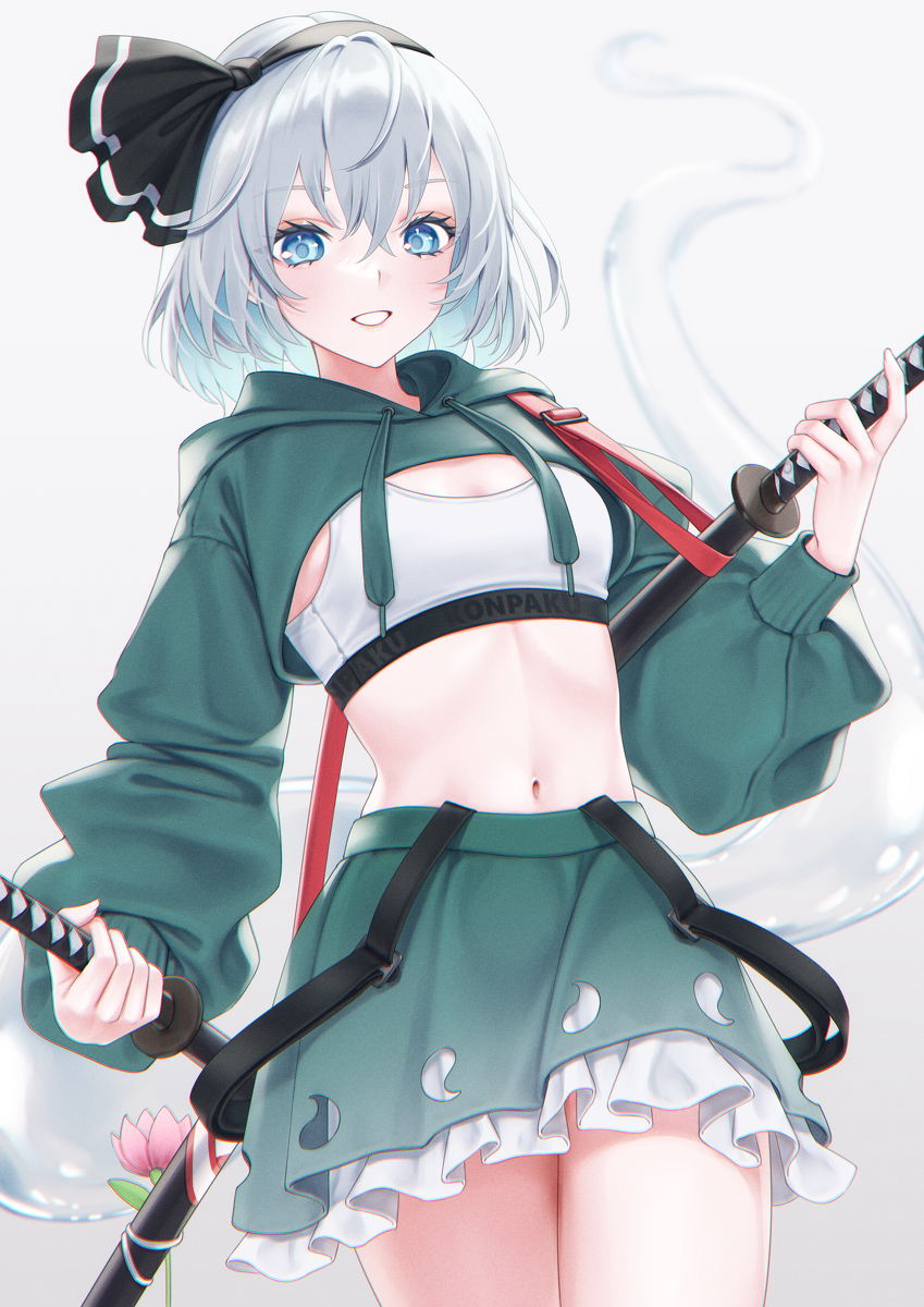 This is a pixiv picture whose title is 妖夢.