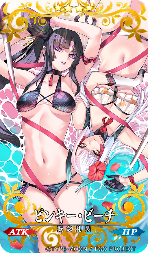 This is a pixiv picture whose title is 【FGO 概念礼装】ピンキー･ビーチ.