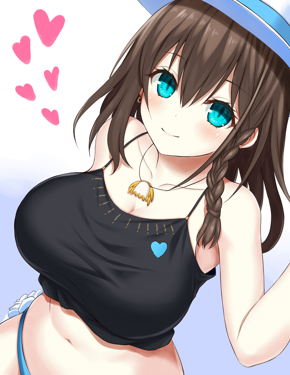 This is a pixiv picture whose title is 水着シャルロット.
