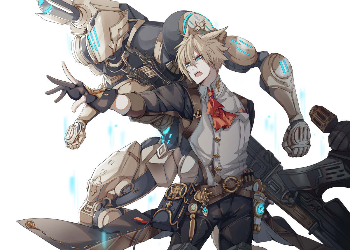 This is a pixiv picture whose title is 機工士.
