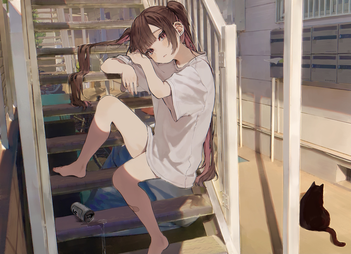 This is a pixiv picture whose title is どいてよ.