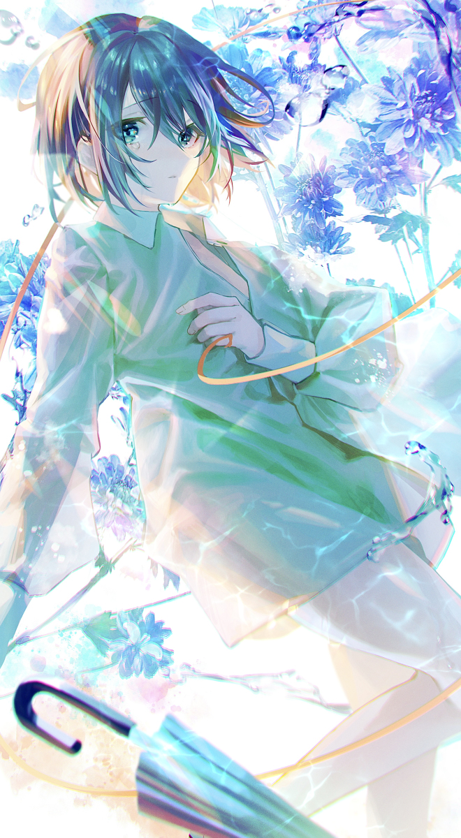 This is a pixiv picture whose title is 明日は晴れるかな.