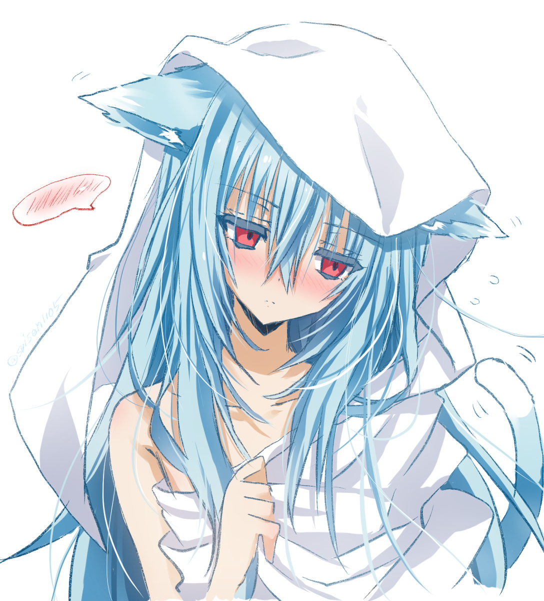 This is a pixiv picture whose title is ケモ耳ラファエルさん.