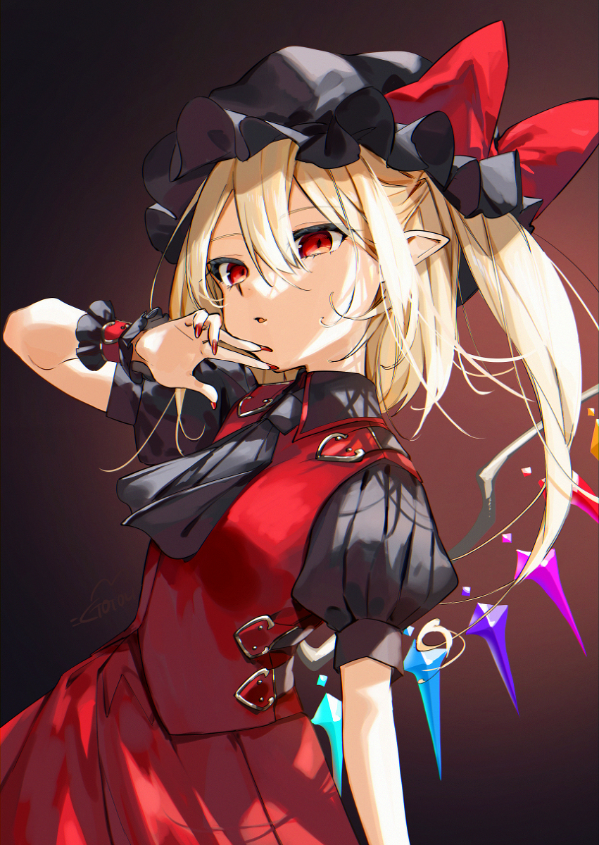 This is a pixiv picture whose title is 黒フラン.