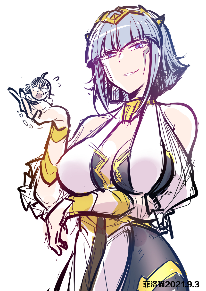 This is a pixiv picture whose title is 卡密拉大姐姐.