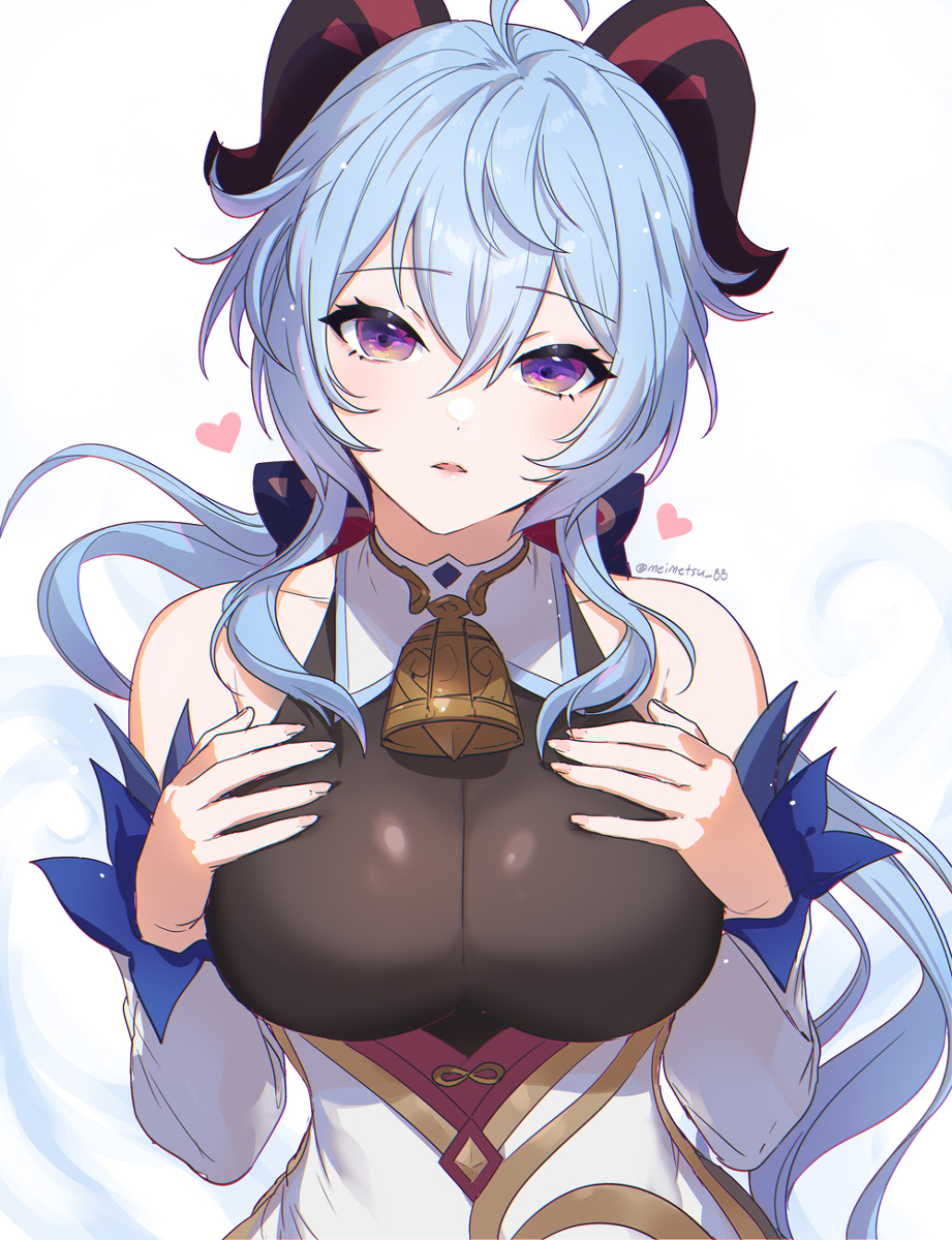 This is a pixiv picture whose title is 甘雨.