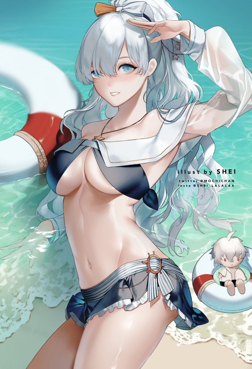 This is a pixiv picture whose title is Summer Anastasia.