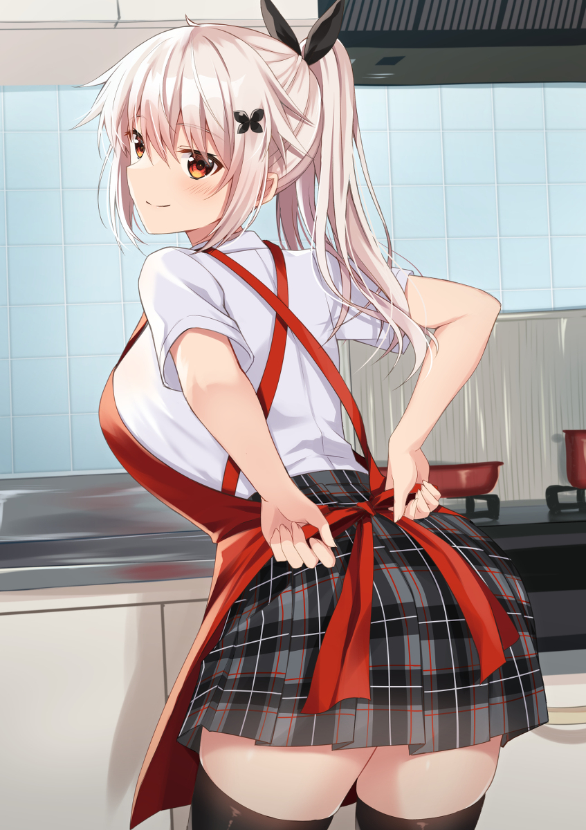 This is a pixiv picture whose title is 「それじゃ、ちゃちゃっと作っちゃおうか」.