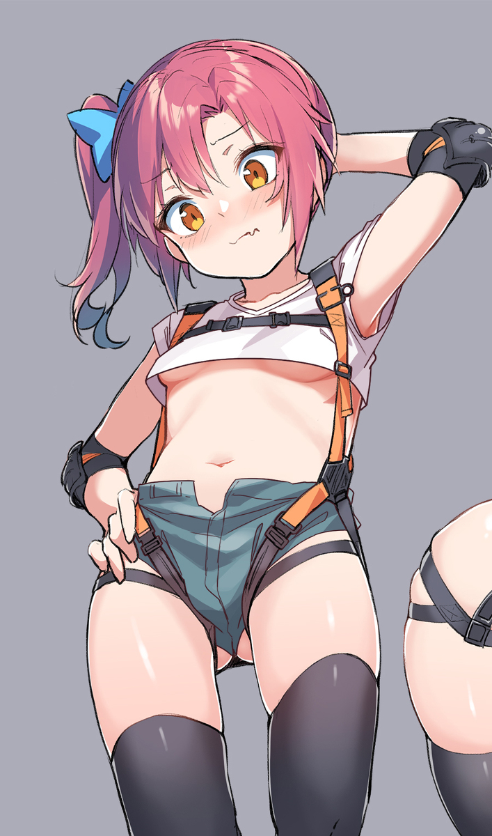 This is a pixiv picture whose title is ハーネスってなんかえっちだよね.