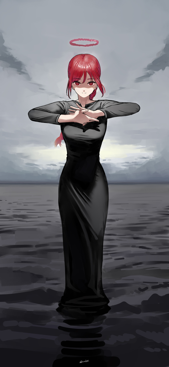This is a pixiv picture whose title is マキマさん.