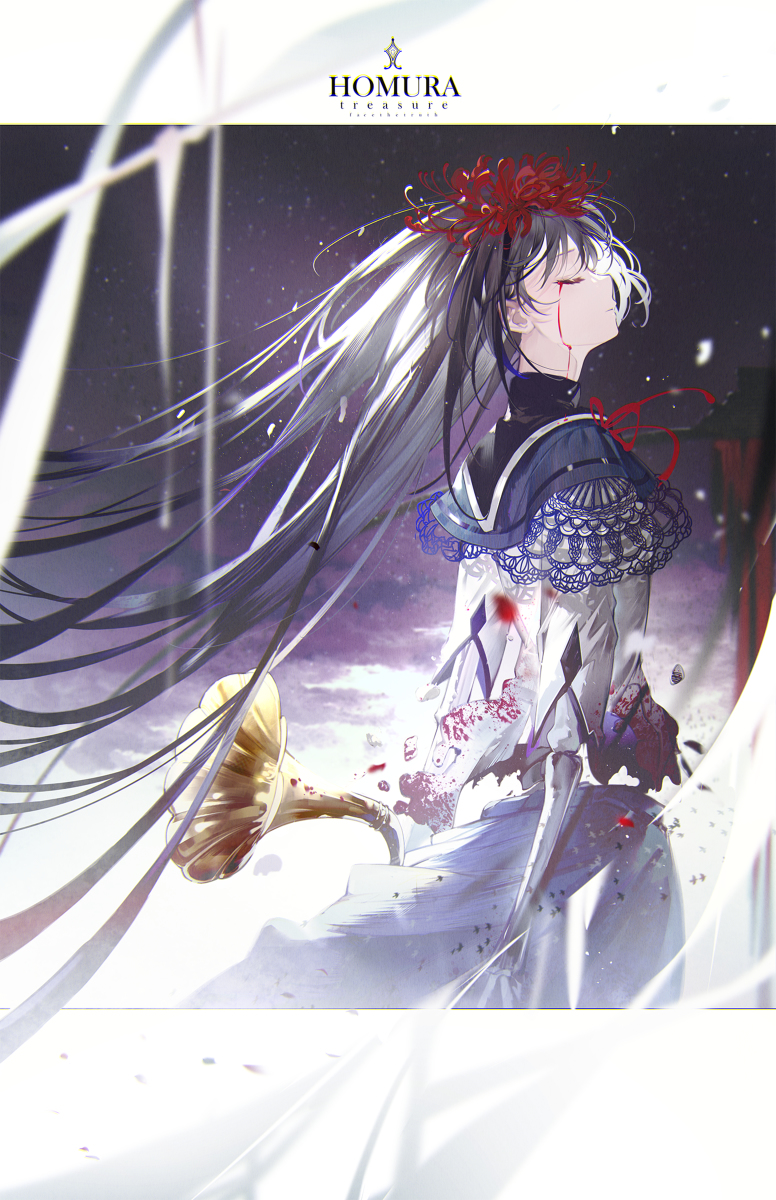 This is a pixiv picture whose title is HOMURA.