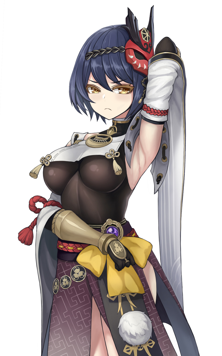 This is a pixiv picture whose title is 九条裟羅.