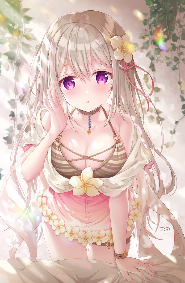 This is a pixiv picture whose title is 甘々で気持ちよくしてあげるね.