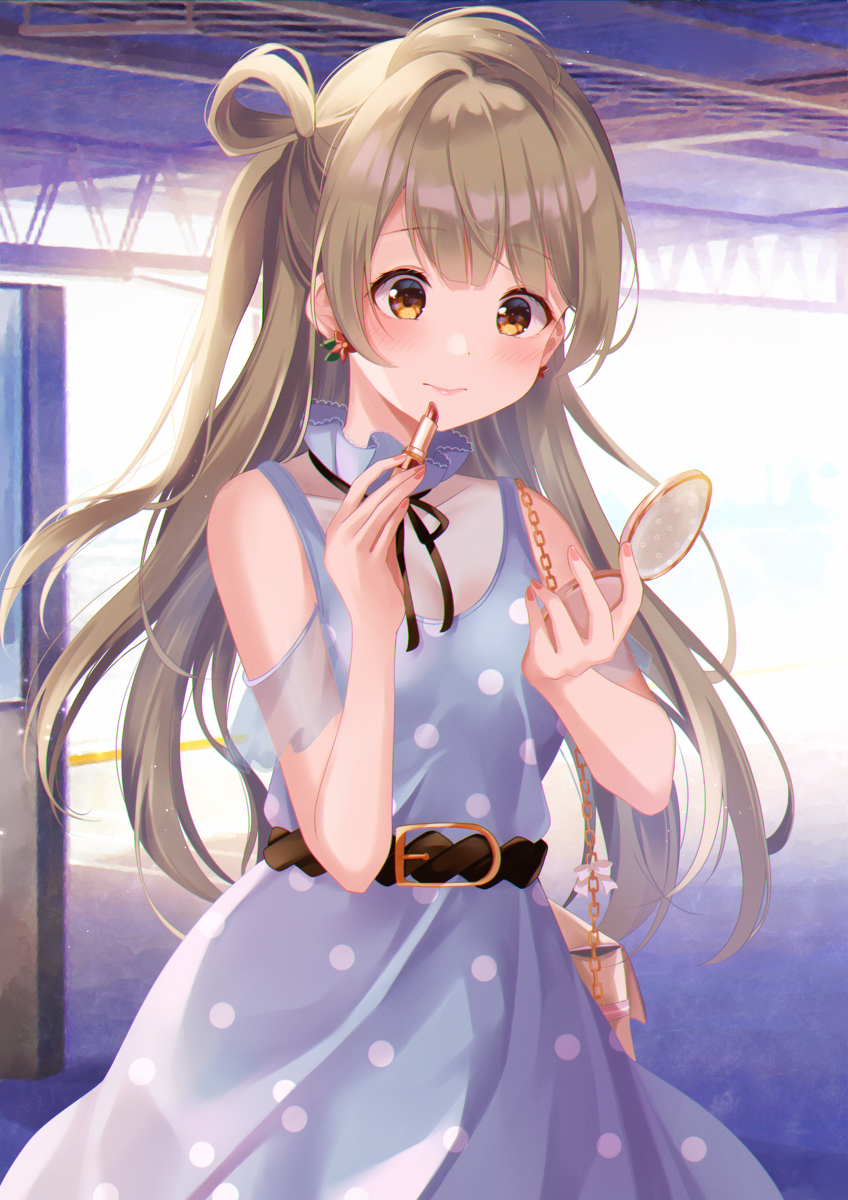 This is a pixiv picture whose title is 鏡さん.