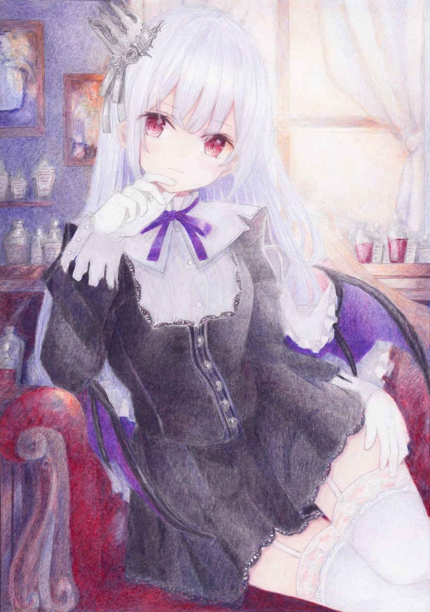 This is a pixiv picture whose title is 吸血姫.