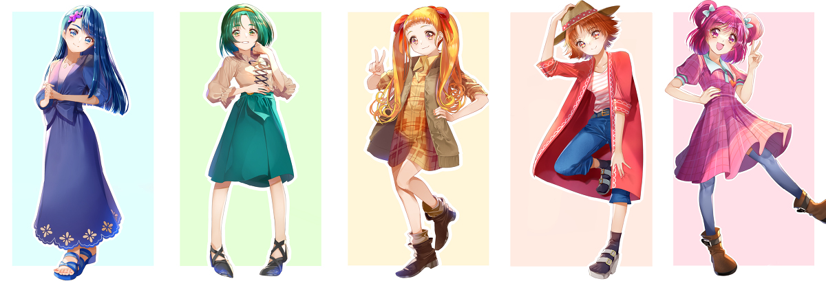This is a pixiv picture whose title is Yes！プリキュア5.