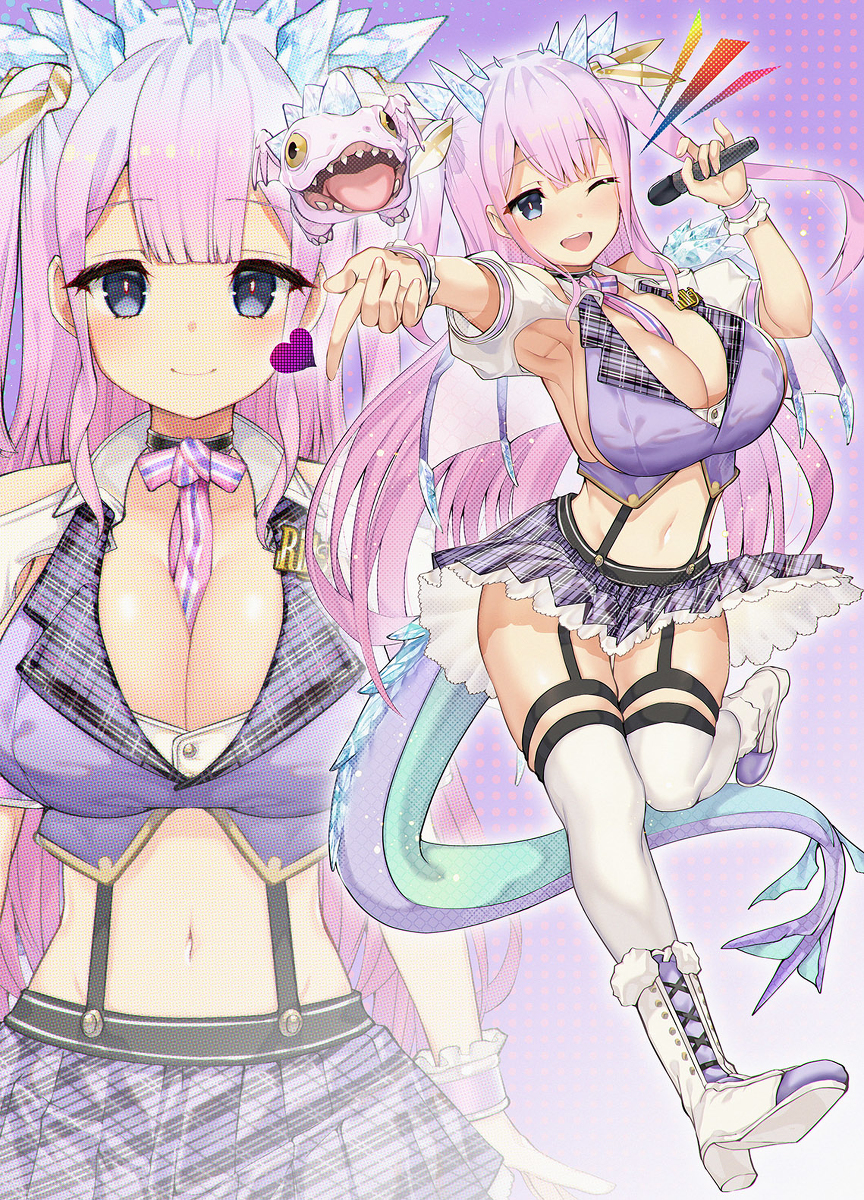 This is a pixiv picture whose title is Vの子　デザインしました。　「音羽リリー」.
