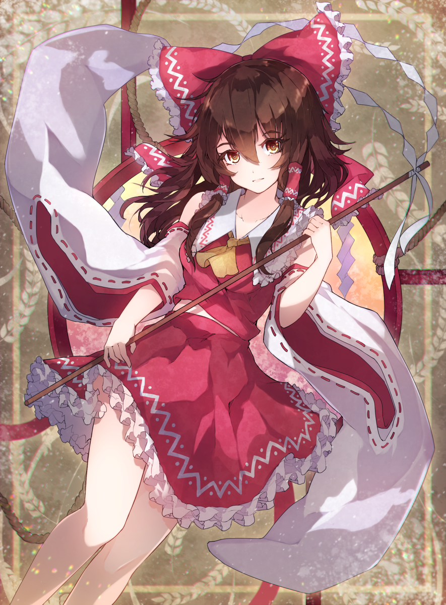 This is a pixiv picture whose title is 博麗霊夢.