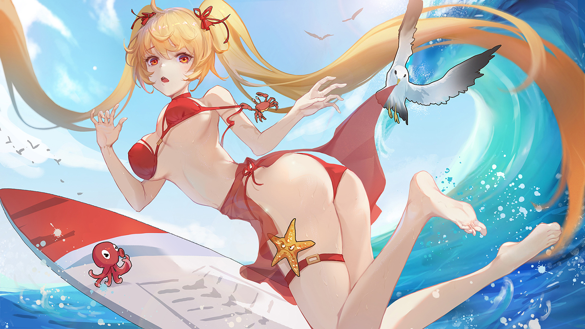 This is a pixiv picture whose title is Summer is almost over.