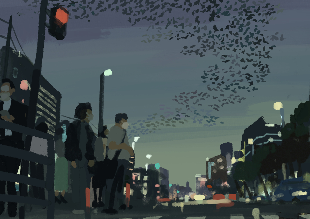 This is a pixiv picture whose title is ねぐら.