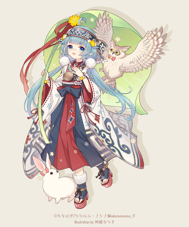 This is a pixiv picture whose title is 【VTuber】ココロニちゃんキービジュアル.