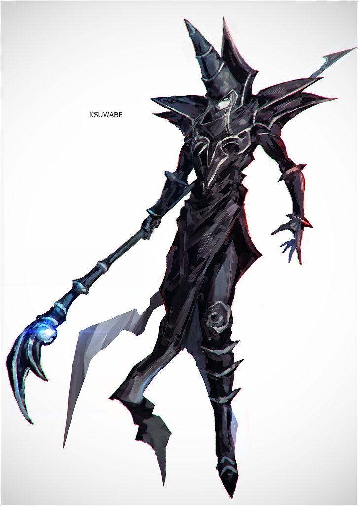 This is a pixiv picture whose title is ブラック・マジシャン.