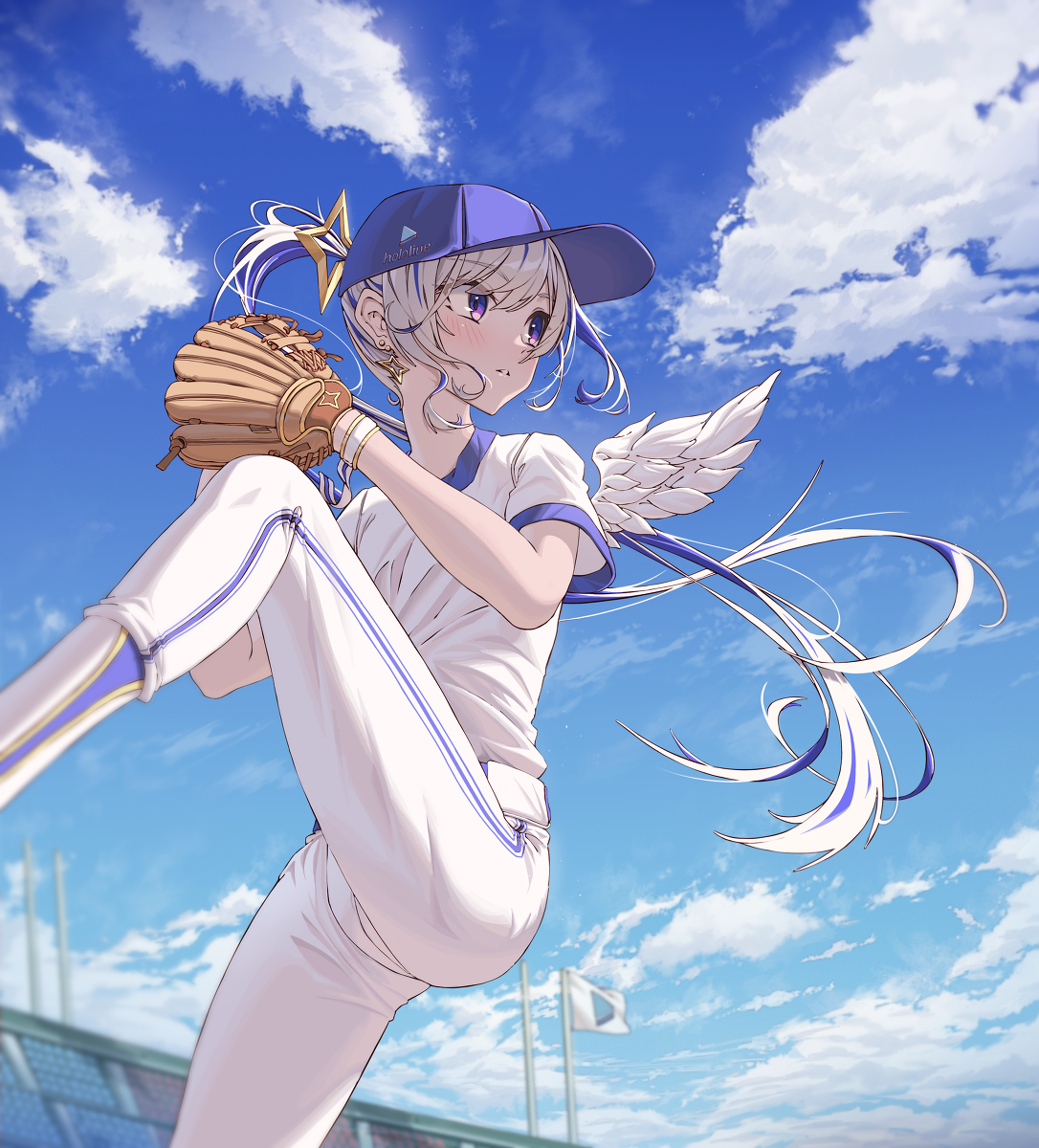 This is a pixiv picture whose title is 天使ボール.