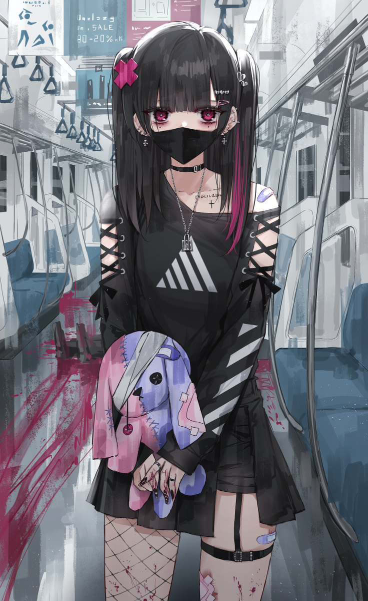 This is a pixiv picture whose title is 地雷.