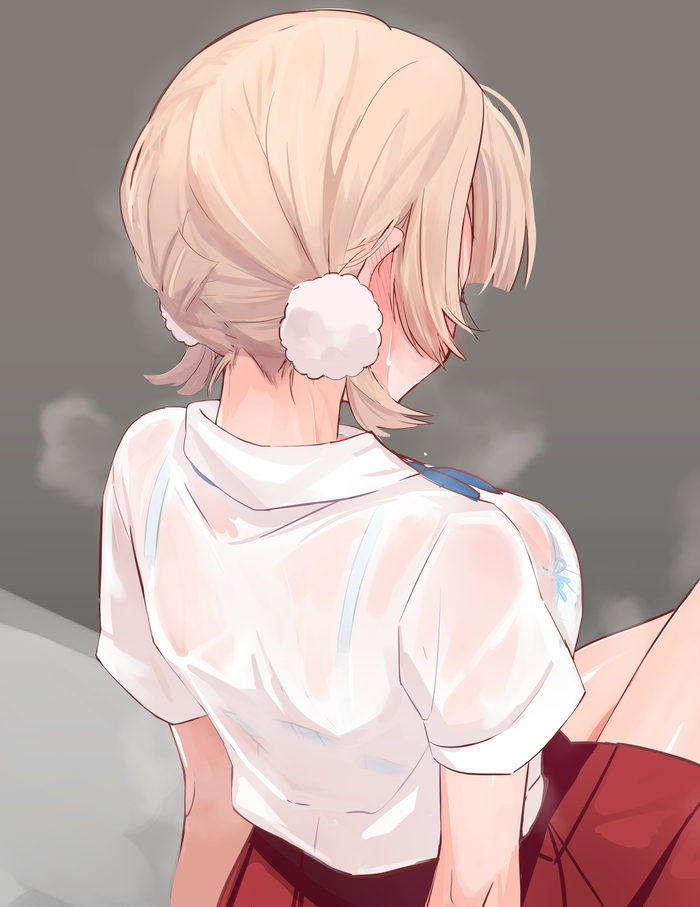 This is a pixiv picture whose title is sgrui 透けブラ.