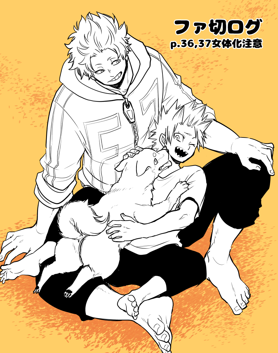 This is a pixiv picture whose title is MHAログ5（ファ切）.