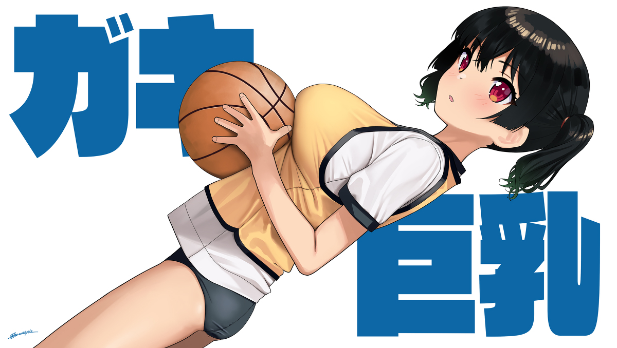 This is a pixiv picture whose title is ガキ巨乳💢65.