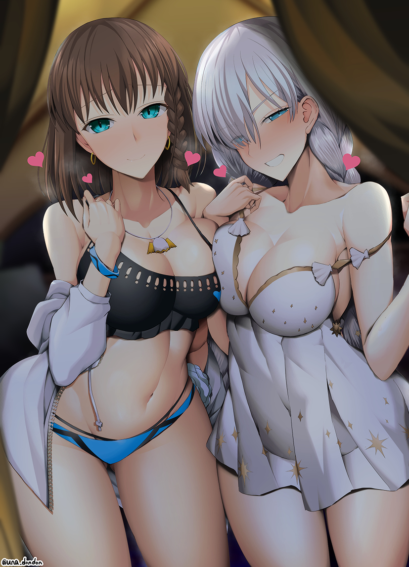 This is a pixiv picture whose title is シャルロット＆アナスタシア.