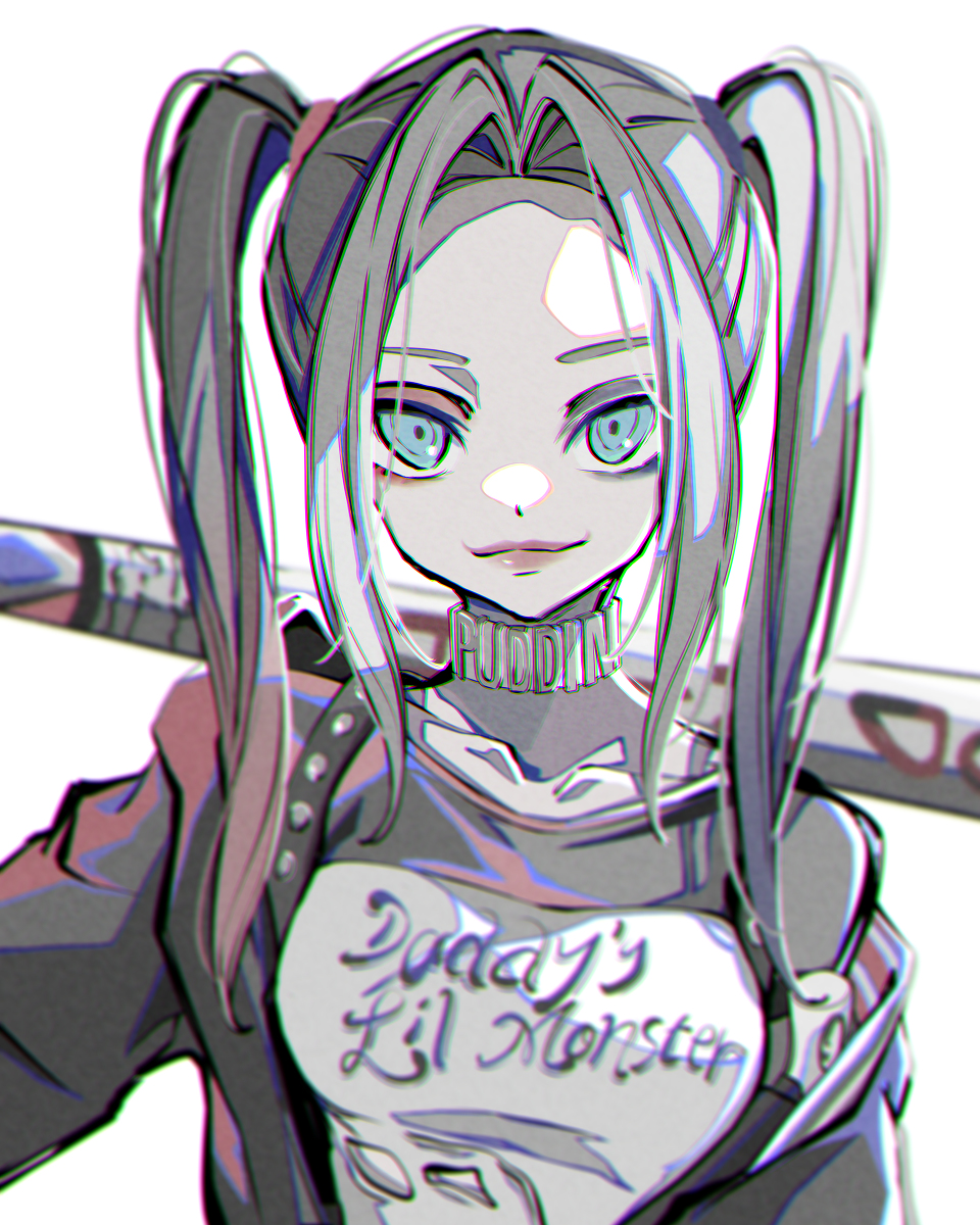 This is a pixiv picture whose title is Harley Quinn.