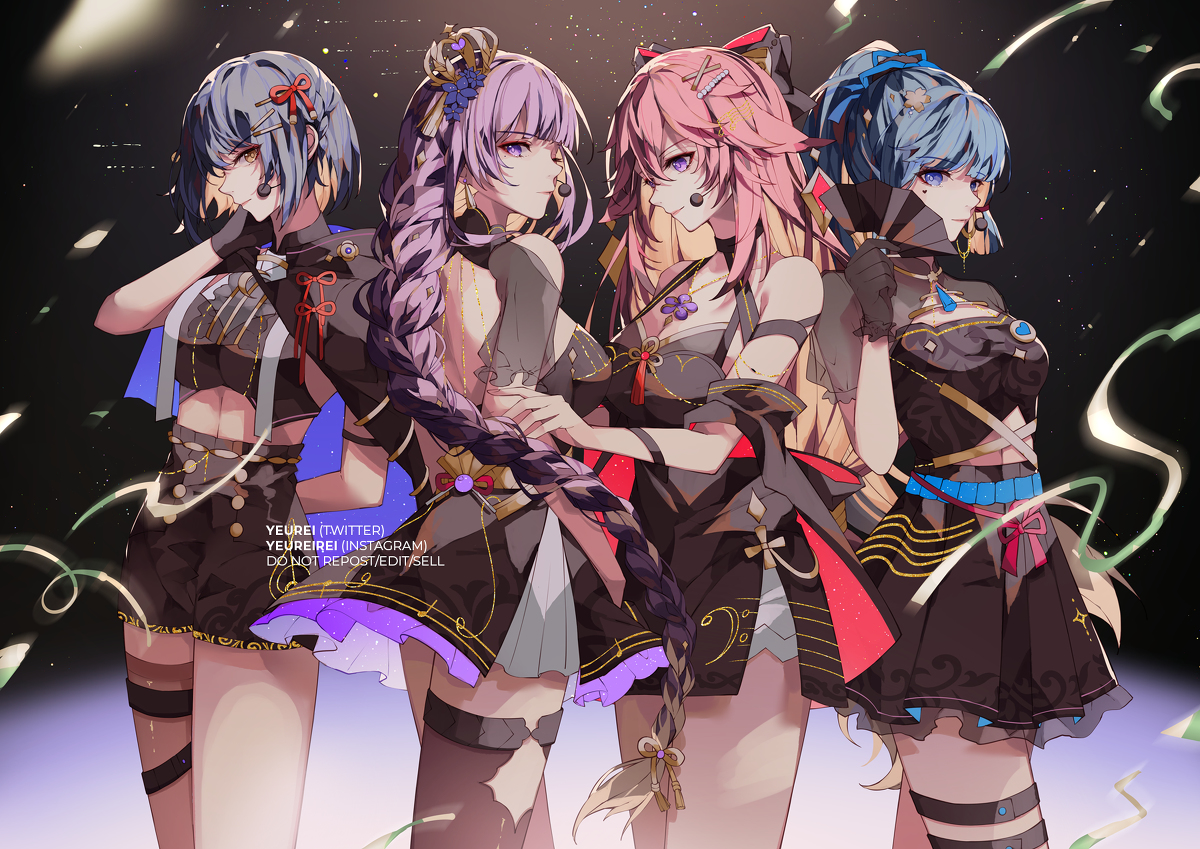 This is a pixiv picture whose title is Stage Lights.