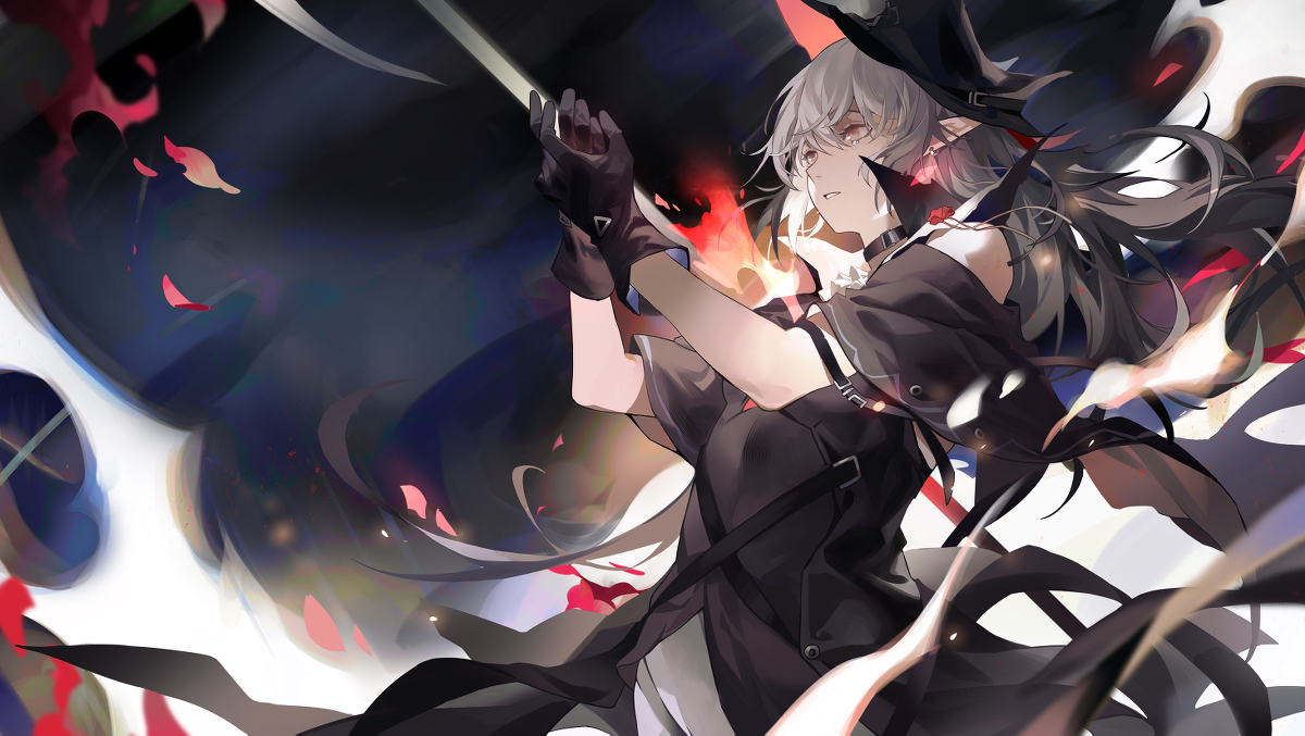 This is a pixiv picture whose title is 深海花.