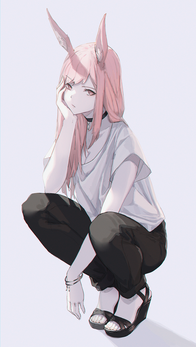 This is a pixiv picture whose title is Bored.