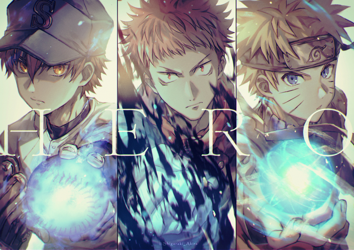 This is a pixiv picture whose title is HERO.
