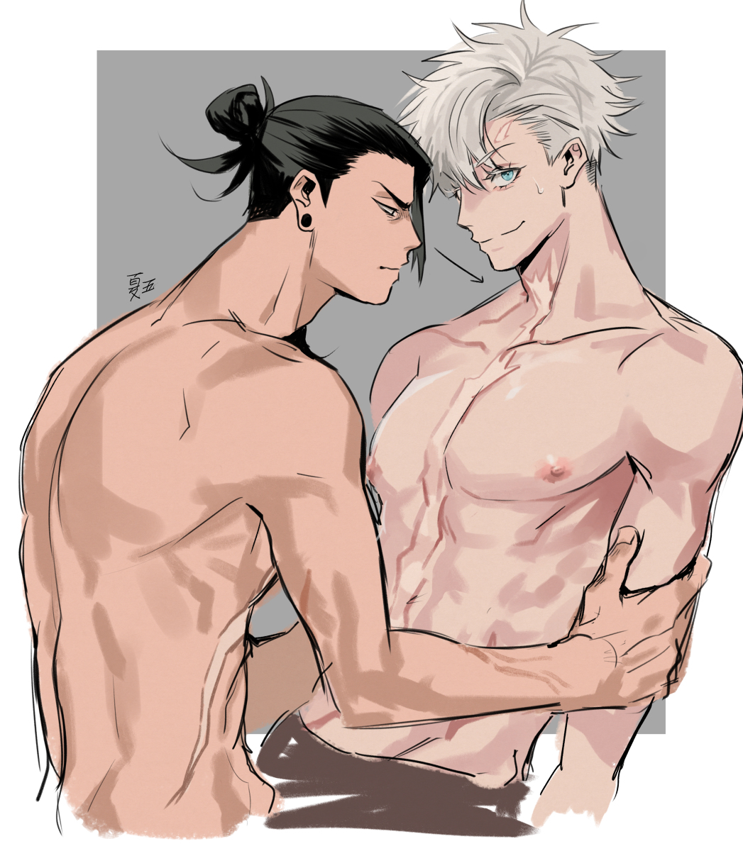 This is a pixiv picture whose title is 夏五.