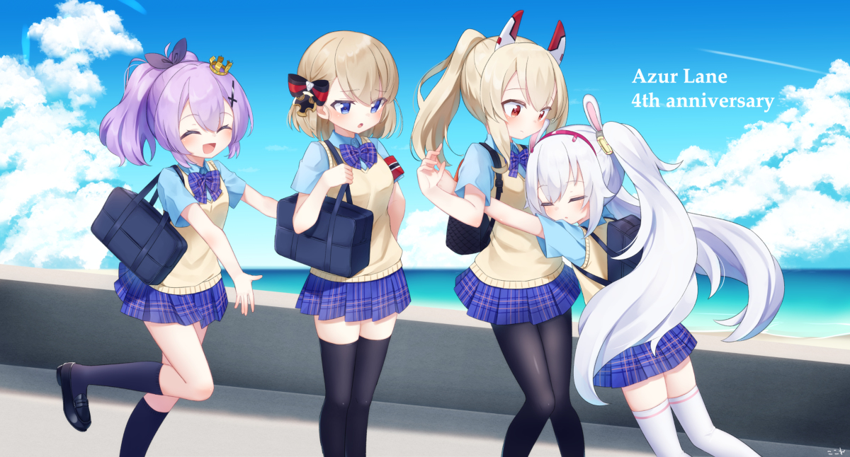 This is a pixiv picture whose title is 4周年！.