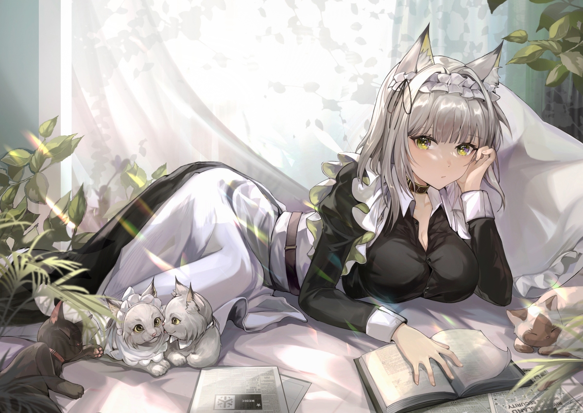 This is a pixiv picture whose title is Maid.