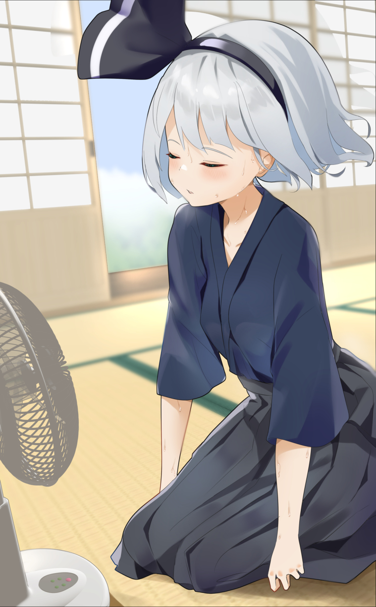 This is a pixiv picture whose title is youmu.