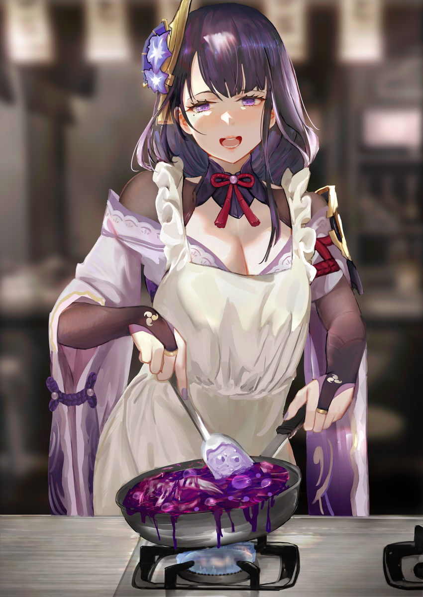 This is a pixiv picture whose title is 楽しい料理時間.